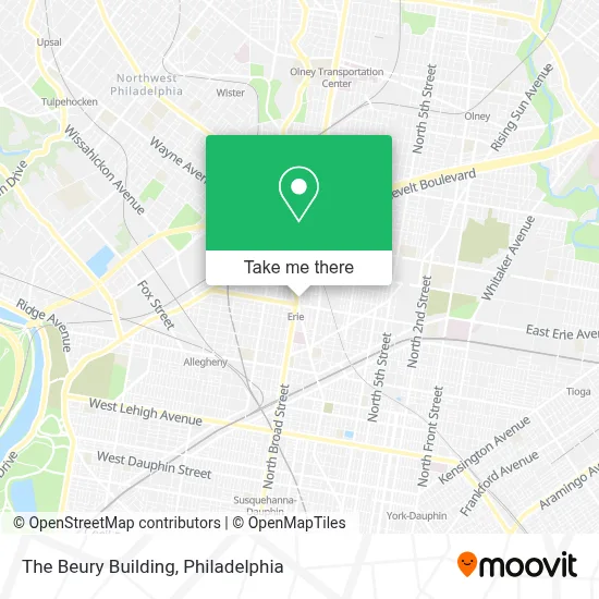 The Beury Building map