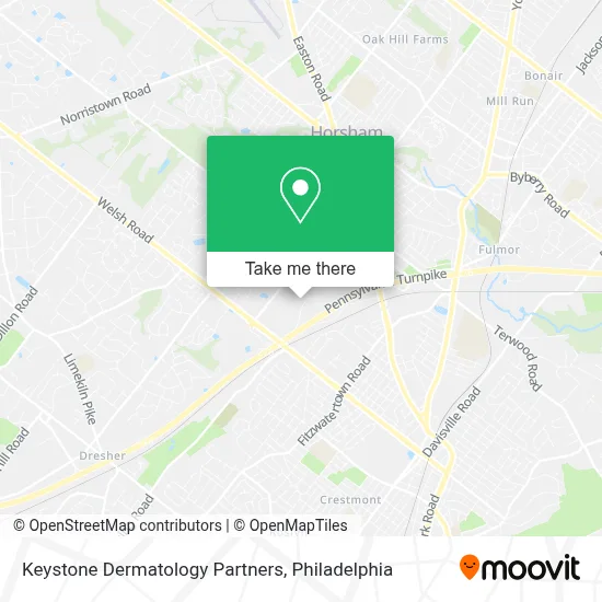 Keystone Dermatology Partners map