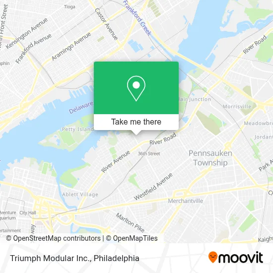 Triumph Modular Inc. map