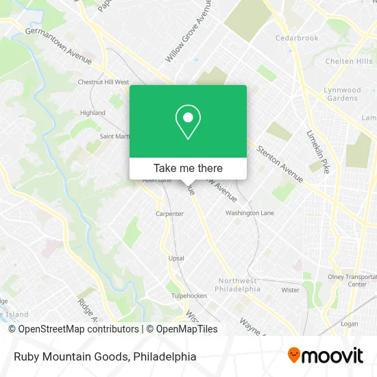 Ruby Mountain Goods map