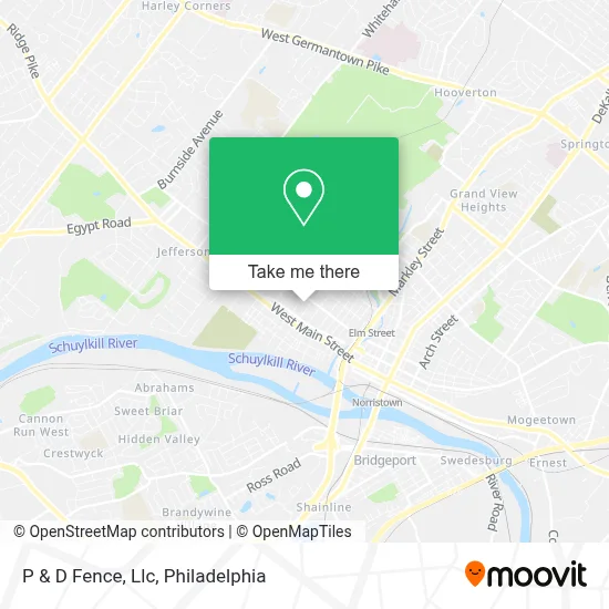 P & D Fence, Llc map