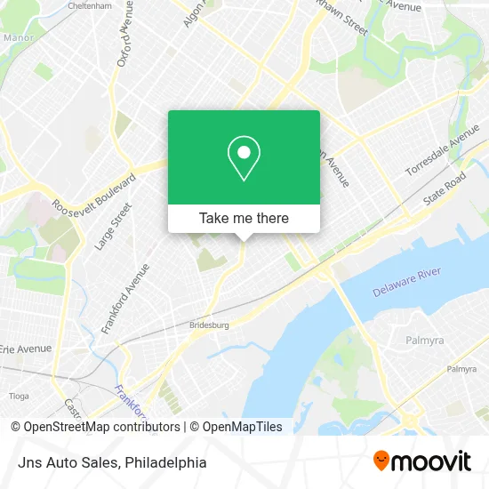 Jns Auto Sales map
