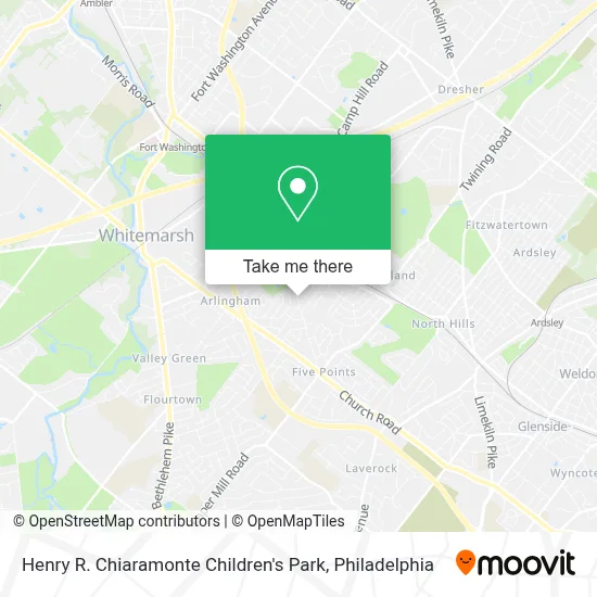 Henry R. Chiaramonte Children's Park map