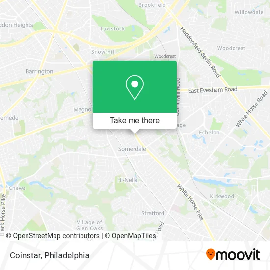 Coinstar map