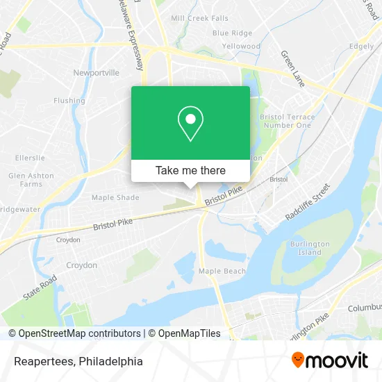 Reapertees map
