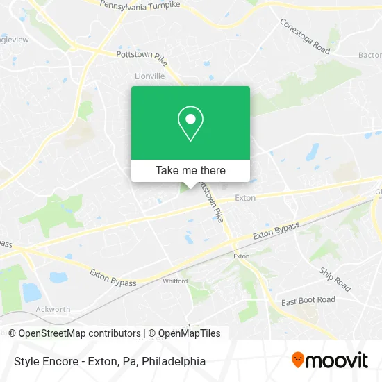 Style Encore - Exton, Pa map
