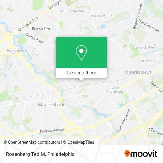 Rosenberg Ted M map