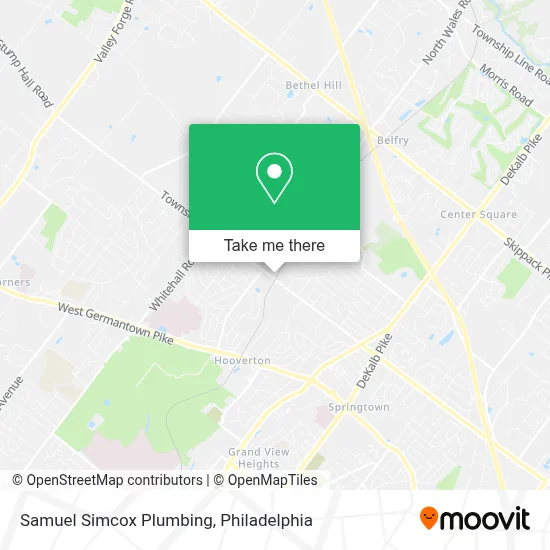 Samuel Simcox Plumbing map