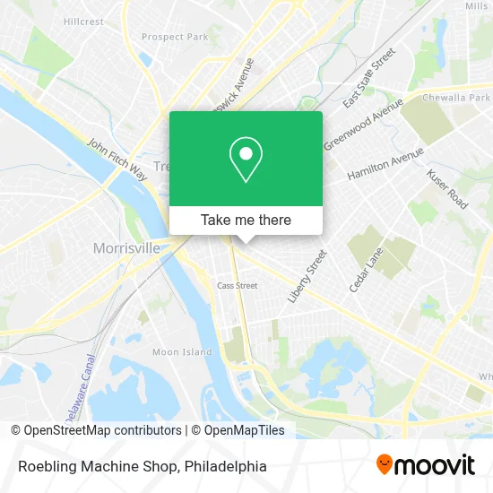 Roebling Machine Shop map