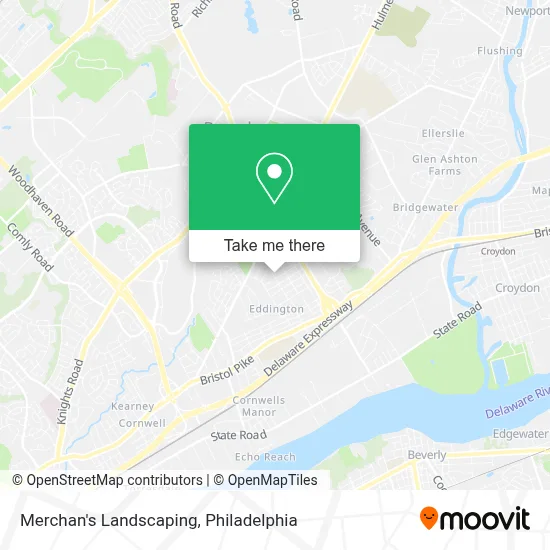 Merchan's Landscaping map