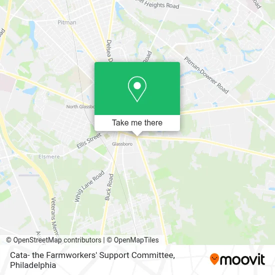 Cata- the Farmworkers' Support Committee map