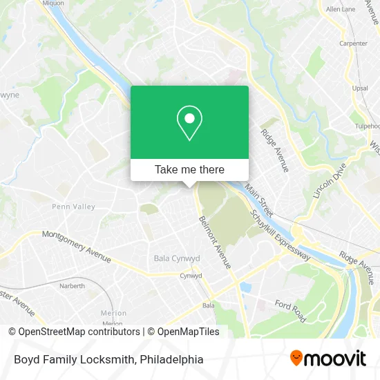 Boyd Family Locksmith map