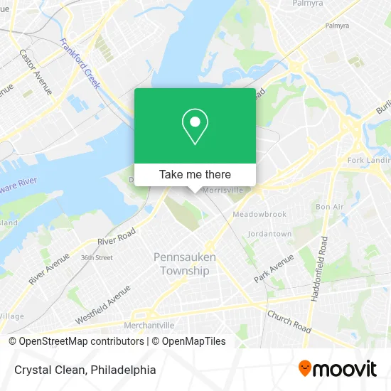 Crystal Clean map