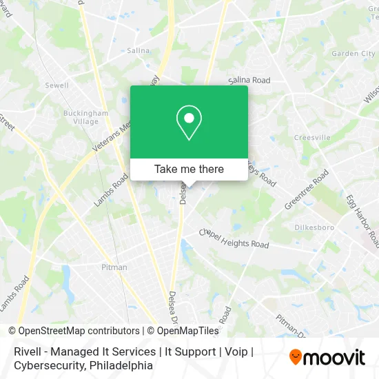 Rivell - Managed It Services | It Support | Voip | Cybersecurity map