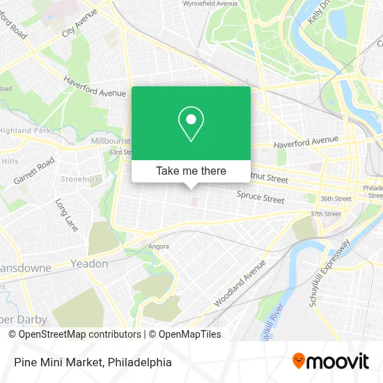 Pine Mini Market map