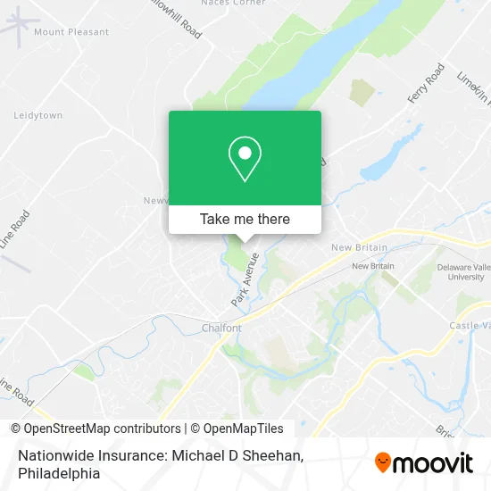 Nationwide Insurance: Michael D Sheehan map