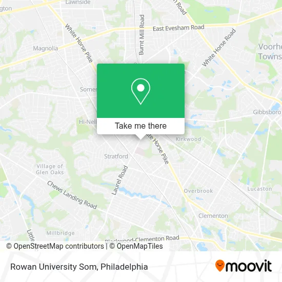 Rowan University Som map