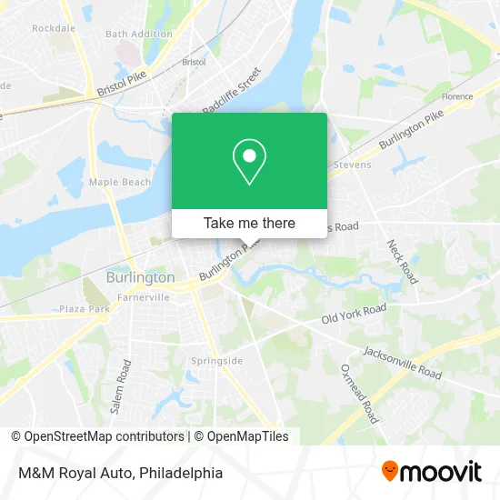 M&M Royal Auto map