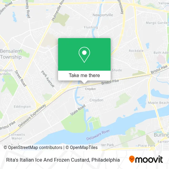 Rita's Italian Ice And Frozen Custard map