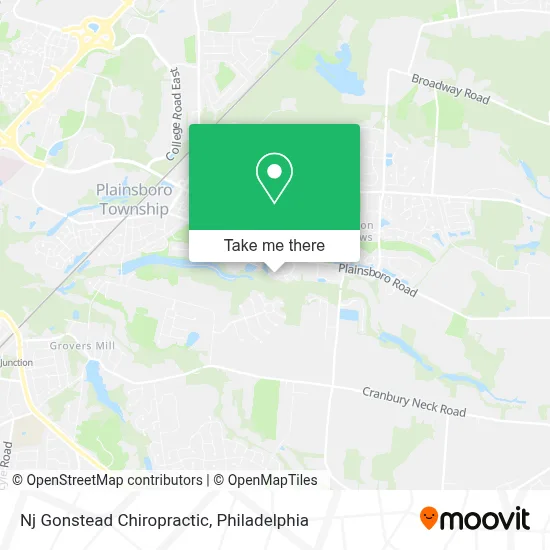 Nj Gonstead Chiropractic map