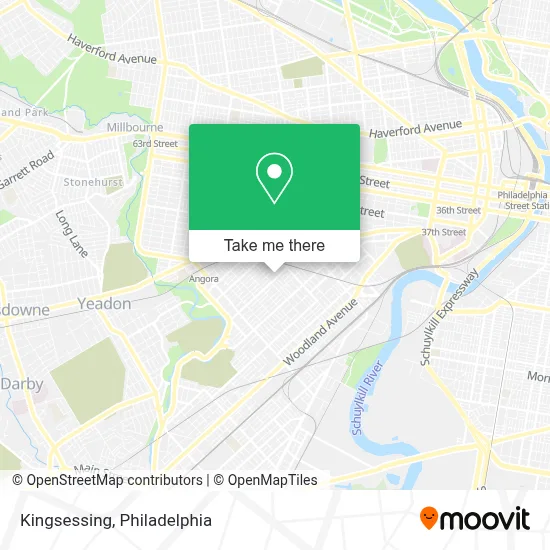 Kingsessing map