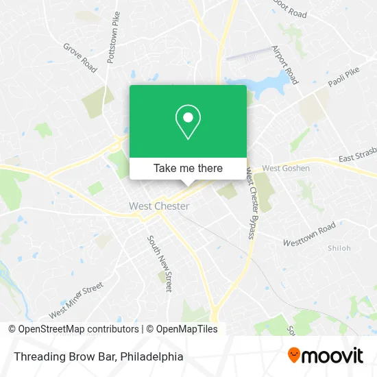 Threading Brow Bar map