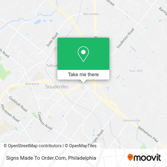 Signs Made To Order.Com map