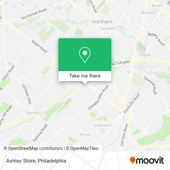 Ashley Store map