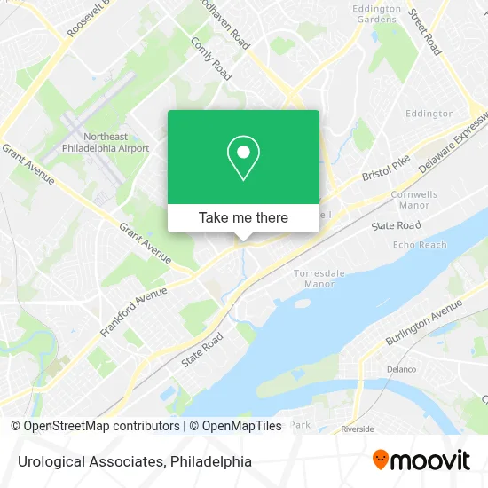 Urological Associates map