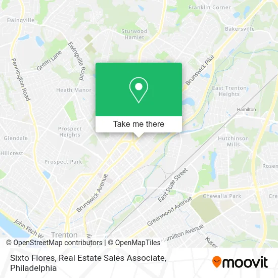 Sixto Flores, Real Estate Sales Associate map