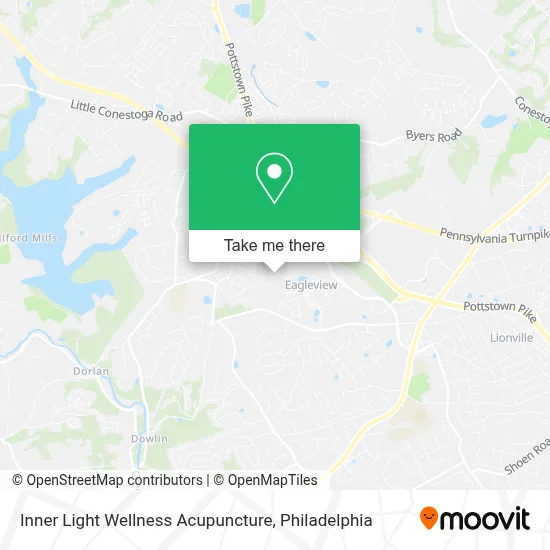 Inner Light Wellness Acupuncture map