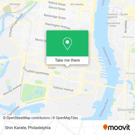 Shin Karate map