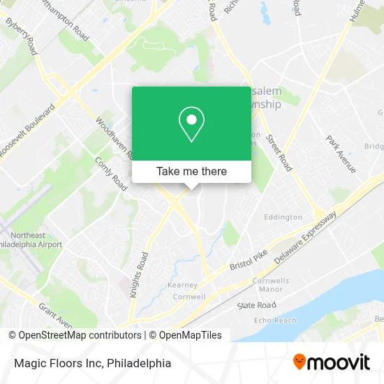 Magic Floors Inc map
