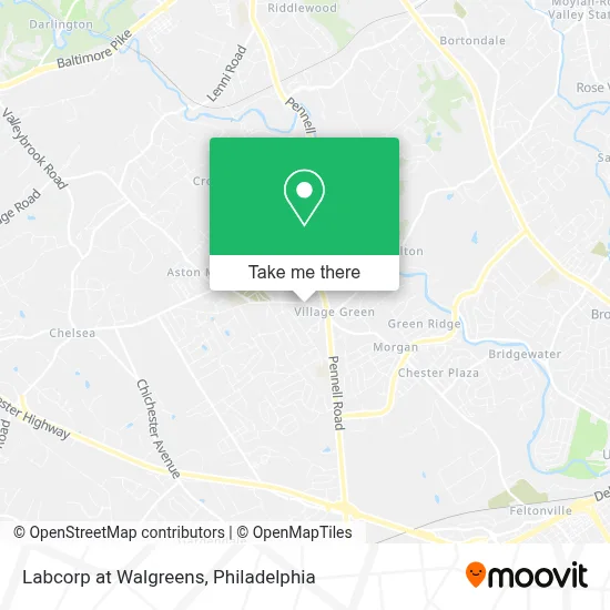 Labcorp at Walgreens map