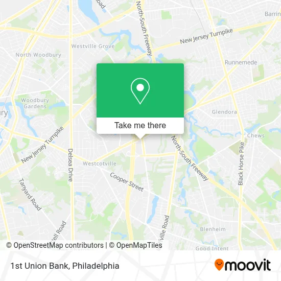 1st Union Bank map