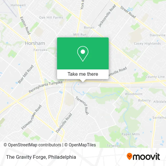 The Gravity Forge map