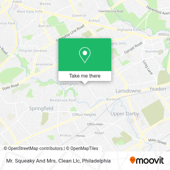Mr. Squeaky And Mrs. Clean Llc map