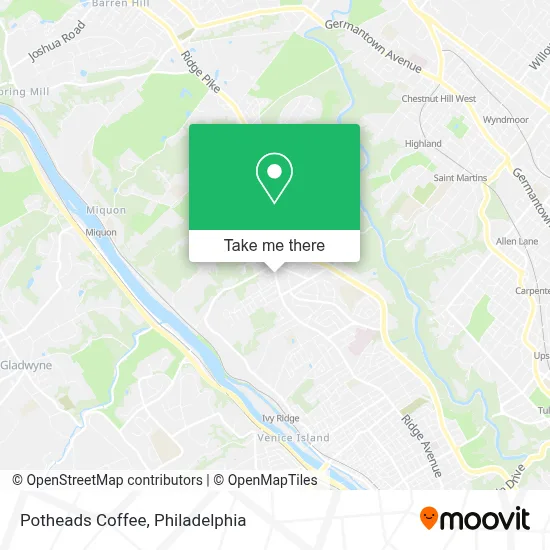Potheads Coffee map