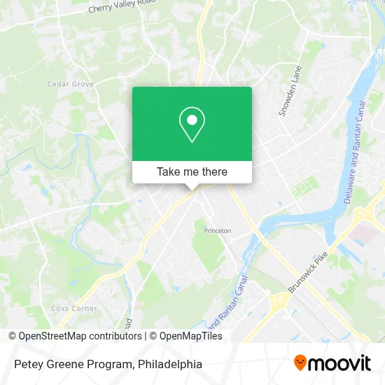 Petey Greene Program map
