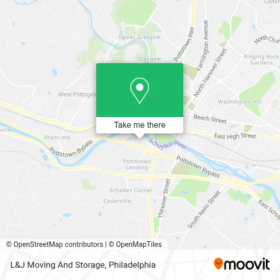 L&J Moving And Storage map