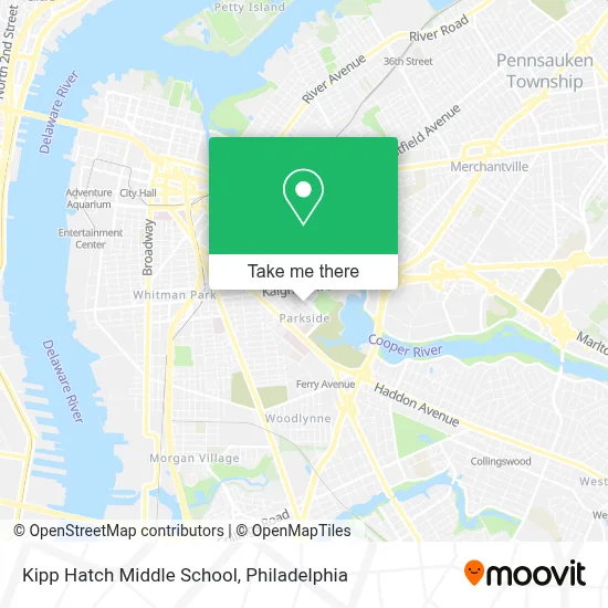 Kipp Hatch Middle School map