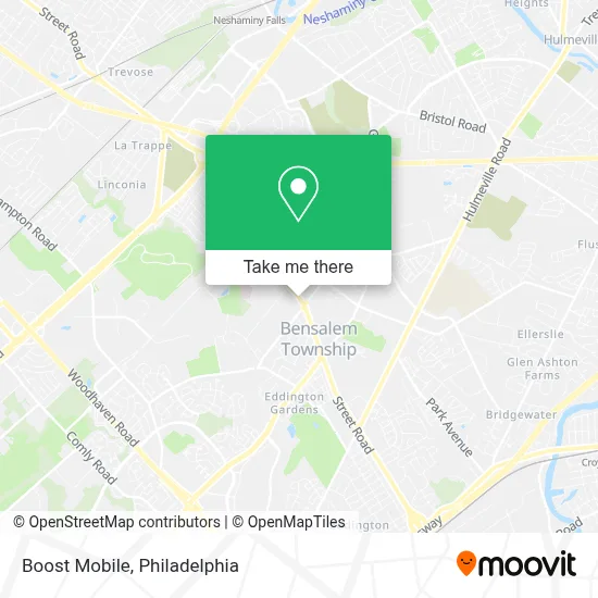 Boost Mobile map