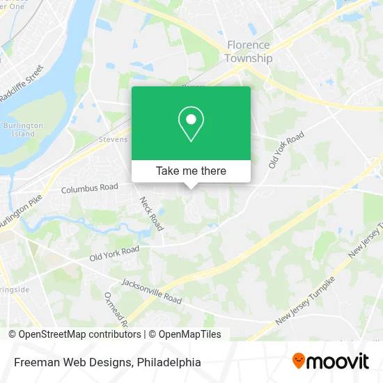 Freeman Web Designs map
