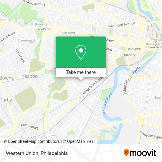 Western Union map