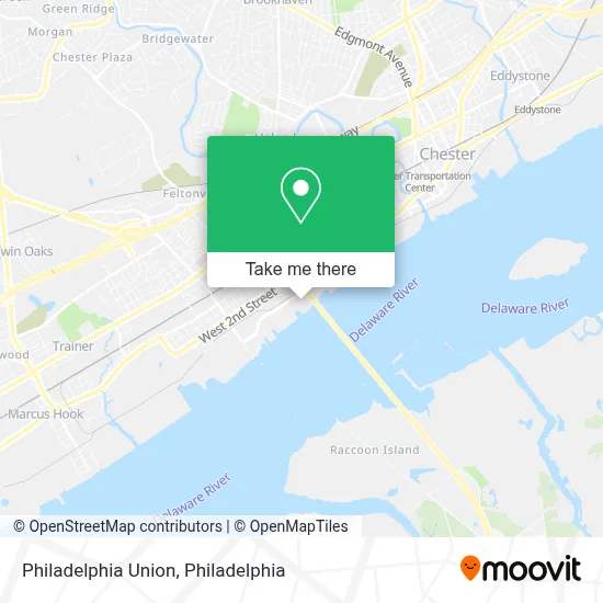 Philadelphia Union map