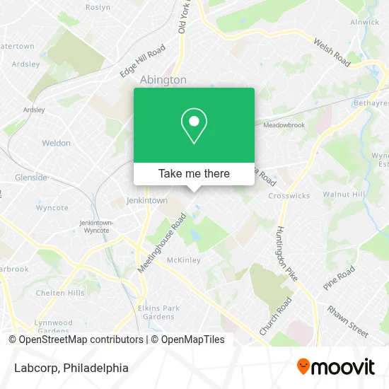 Labcorp map