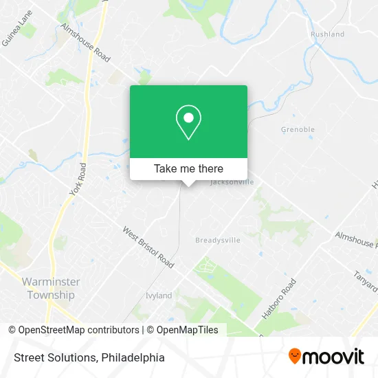 Street Solutions map