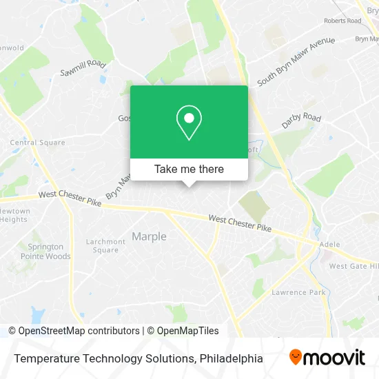 Temperature Technology Solutions map