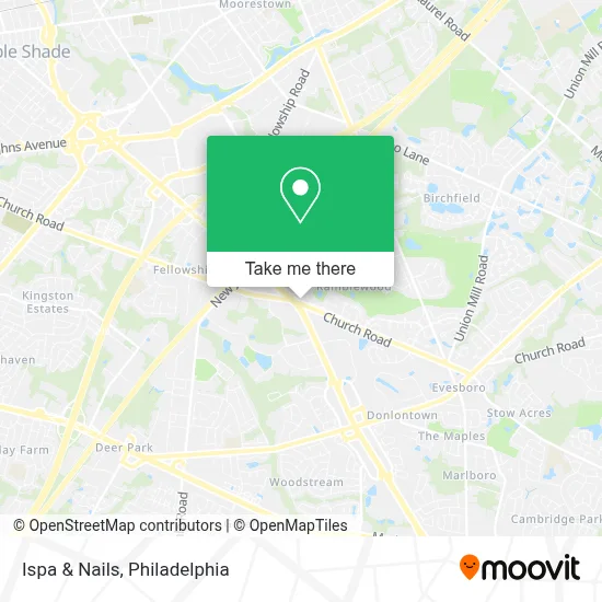Ispa & Nails map