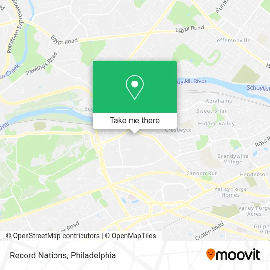 Record Nations map